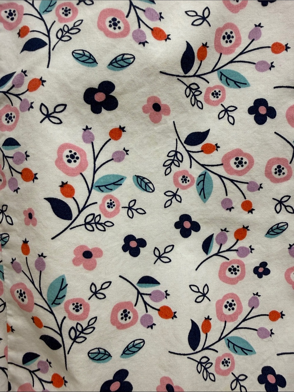 Ruffle Butts Floral Ruffle Sleeve Blouse in White and Pink sz 7 - Picture 2 of 7